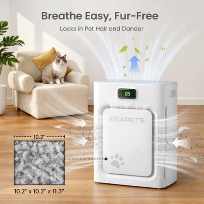 HEAPETS by S1NO™ - Smart Pet Air Purifier & Vacuum