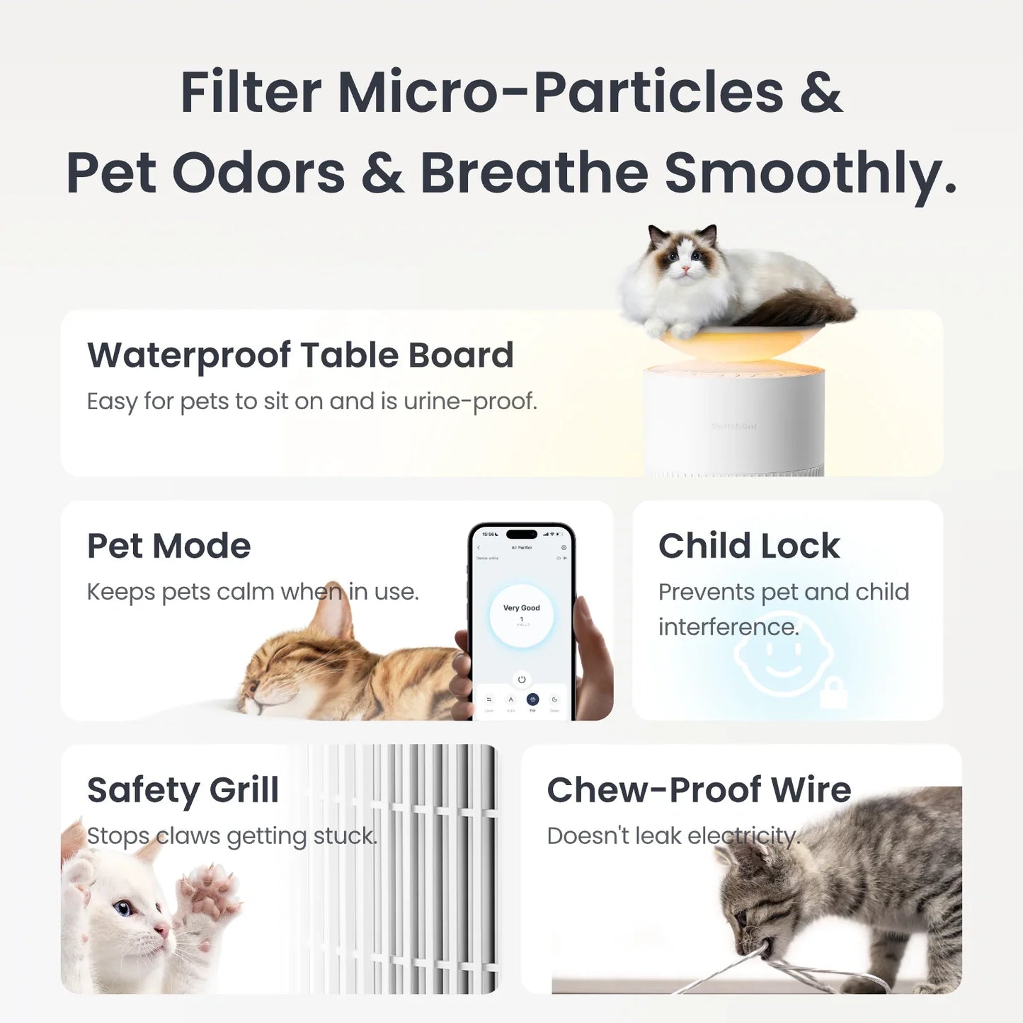 BREATHABLE by S1NO™ - Smart Table & Air Purifier