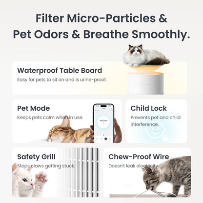 BREATHABLE by S1NO™ - Smart Table & Air Purifier