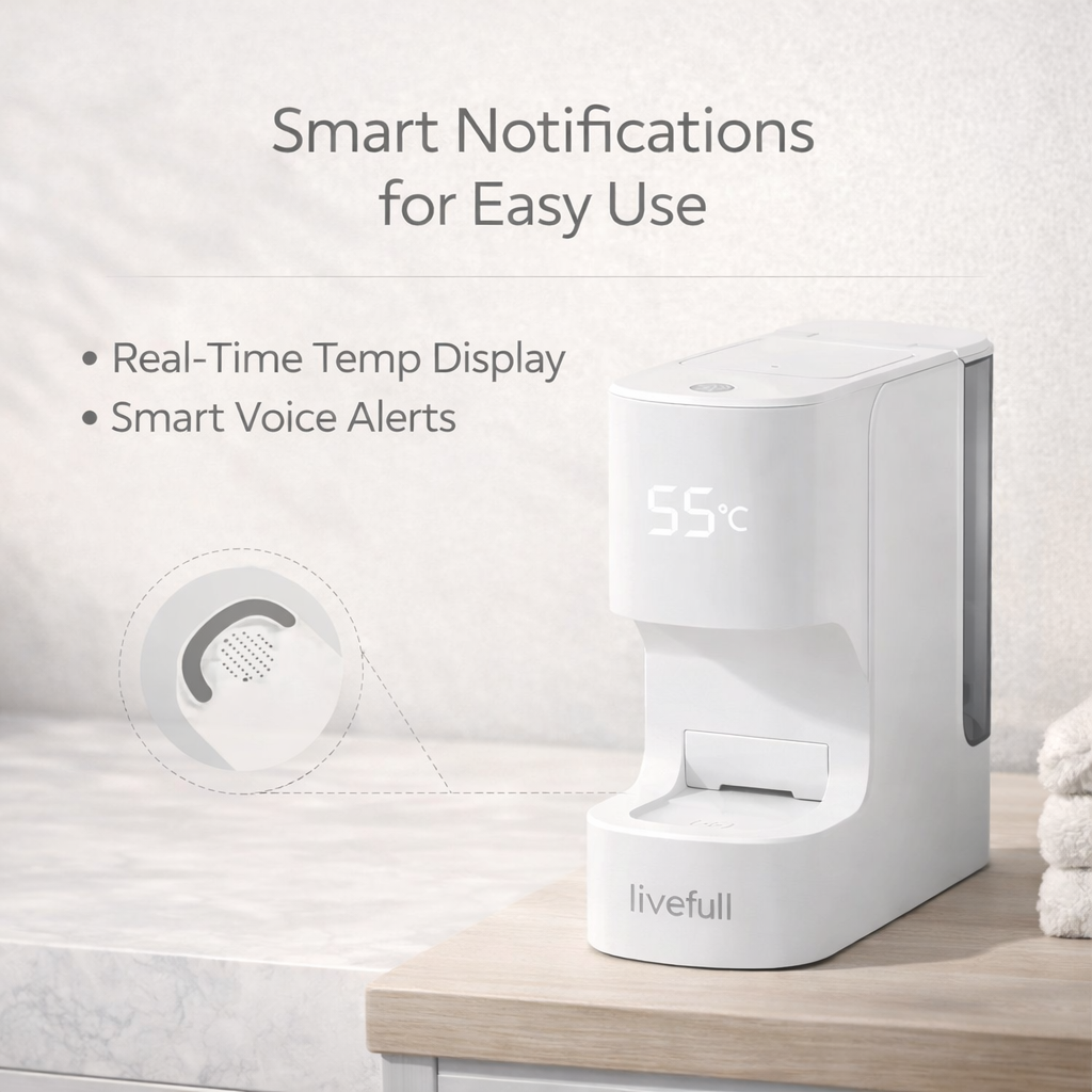 Livefull by S1NO™ - Smart Warm Towel Dispenser