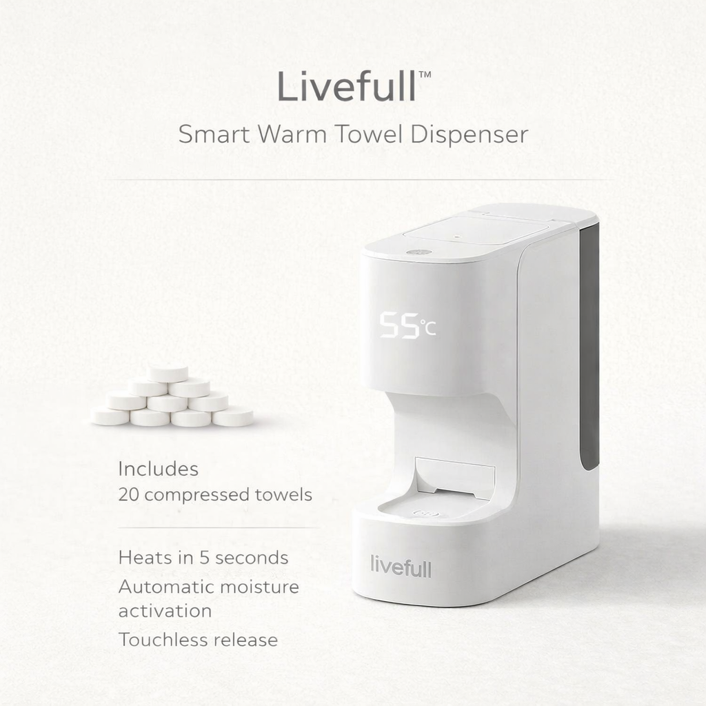 Livefull by S1NO™ - Smart Warm Towel Dispenser