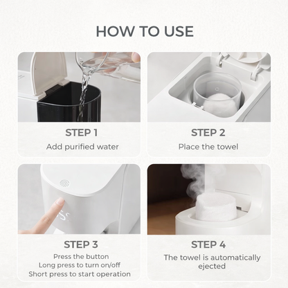 Livefull by S1NO™ - Smart Warm Towel Dispenser