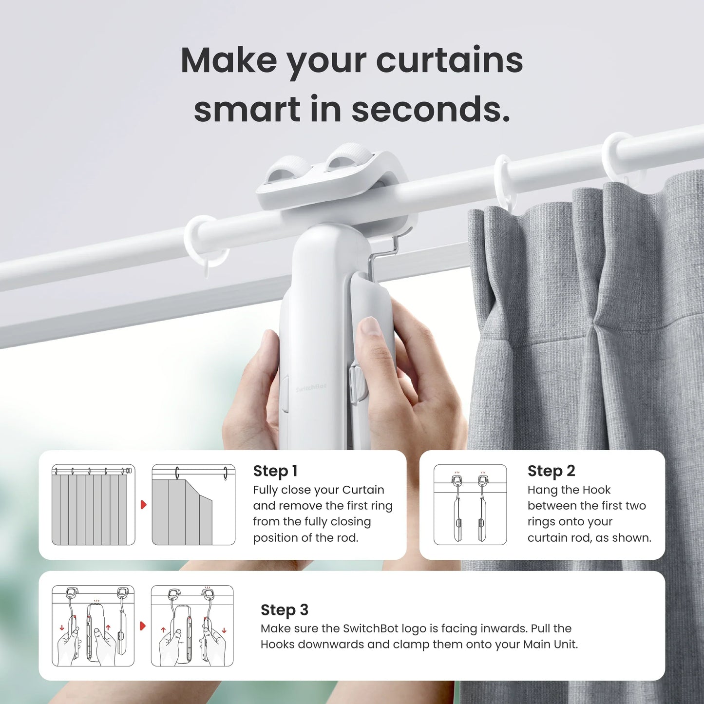 SWITCHBOT by S1NO™ - Smart Curtains Opener