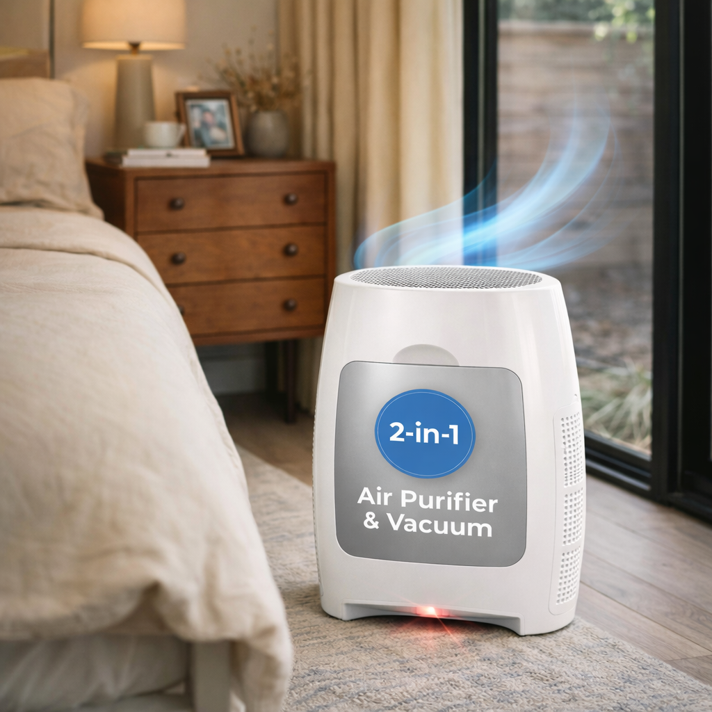 PUREVAC by S1NO™ - Smart 2 in 1 Vacuum & Air Purifier