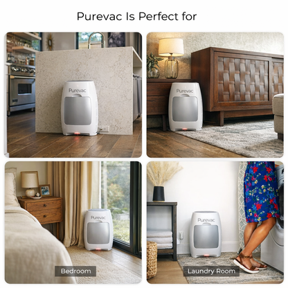 PUREVAC by S1NO™ - Smart 2 in 1 Vacuum & Air Purifier