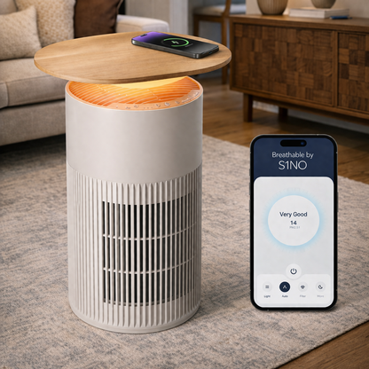 BREATHABLE by S1NO™ - Smart Table & Air Purifier