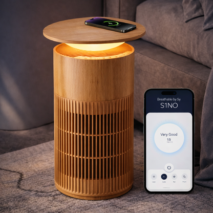 BREATHABLE by S1NO™ - Smart Table & Air Purifier